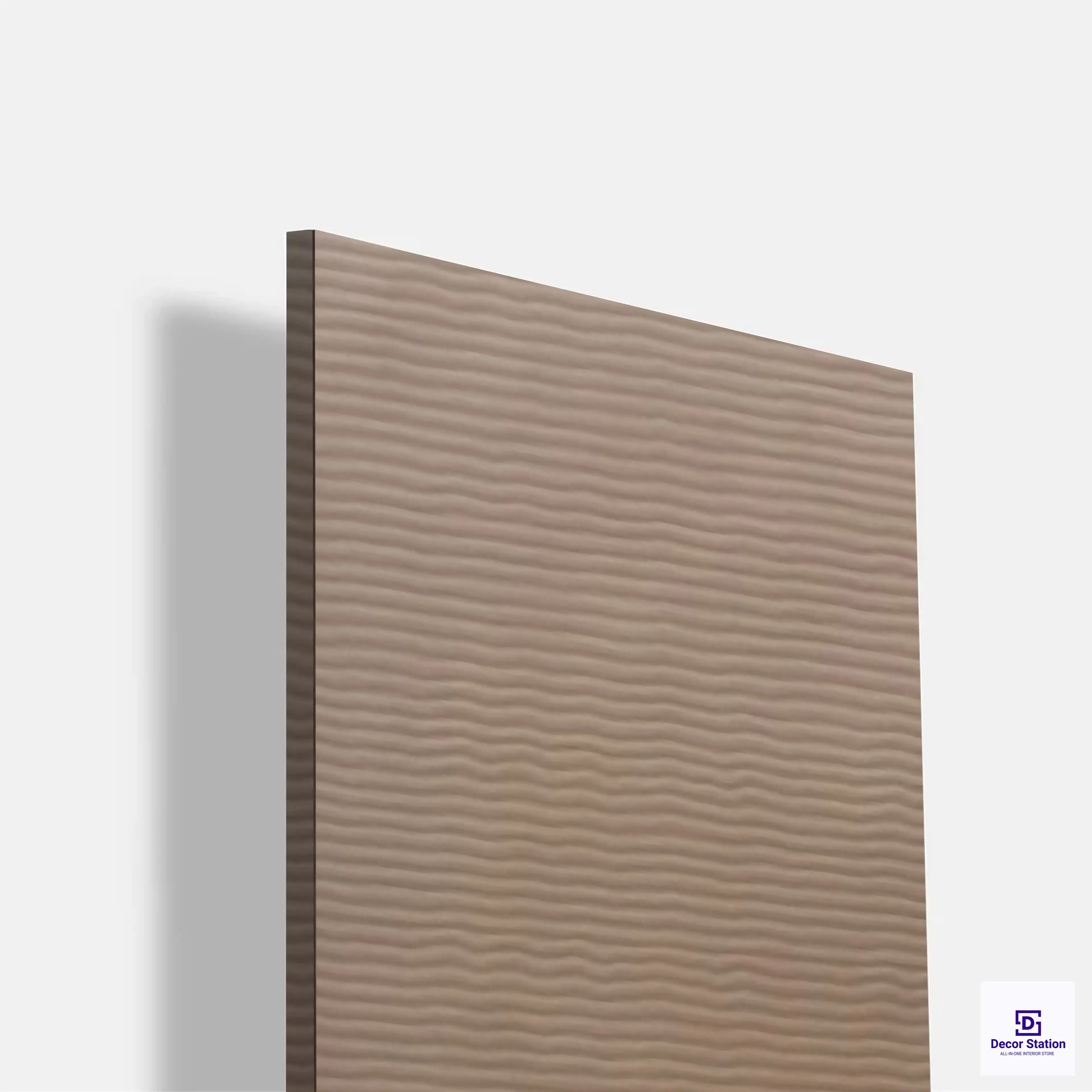 Texture 25616 Brown Wavy Laminate (8x4 Feet, 1mm) | LM-54247-B-0