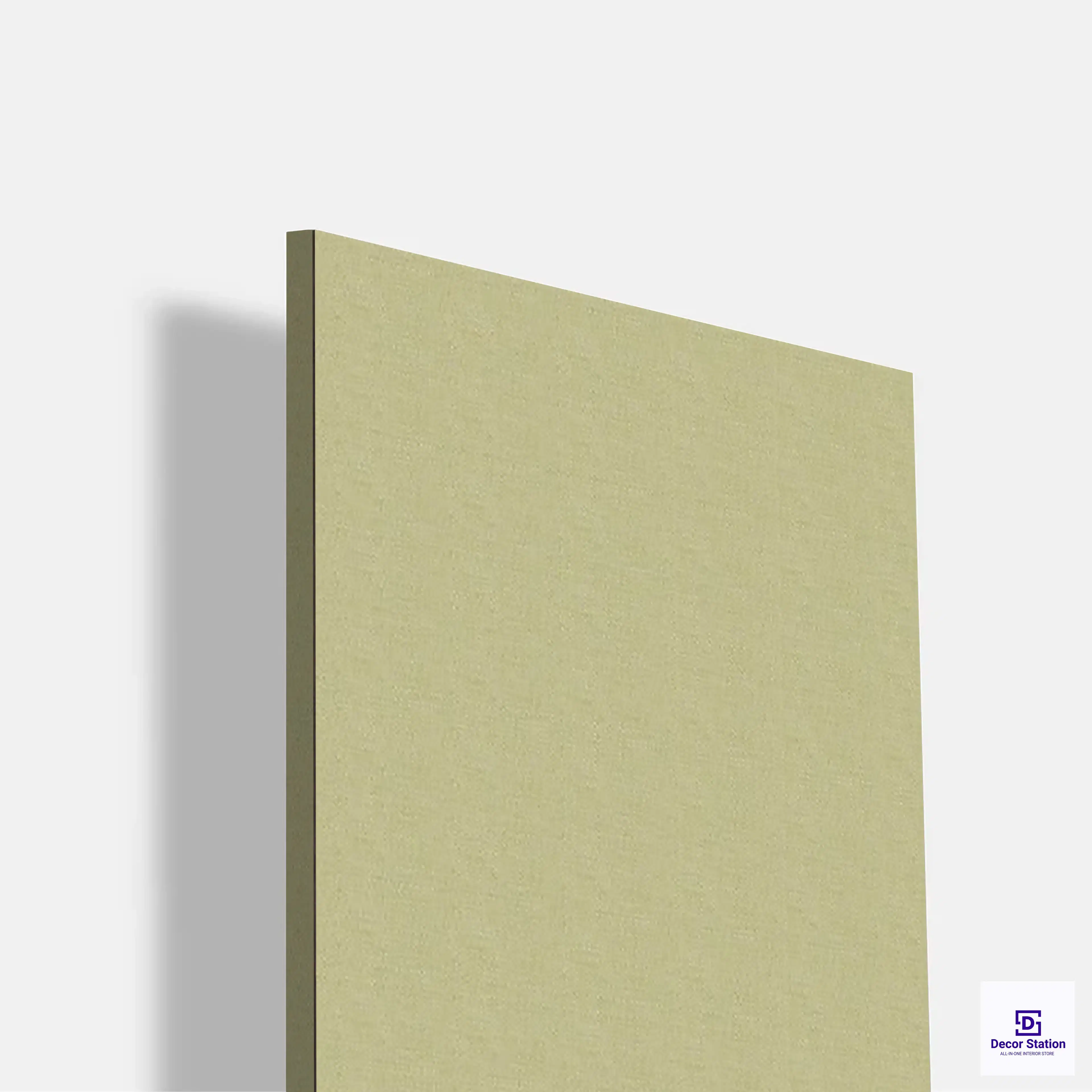 Matte CANE-336-$-2 Sage Green Solid Fabric Texture Laminate (8x4 Feet, 1mm) | LM-54253-D-0
