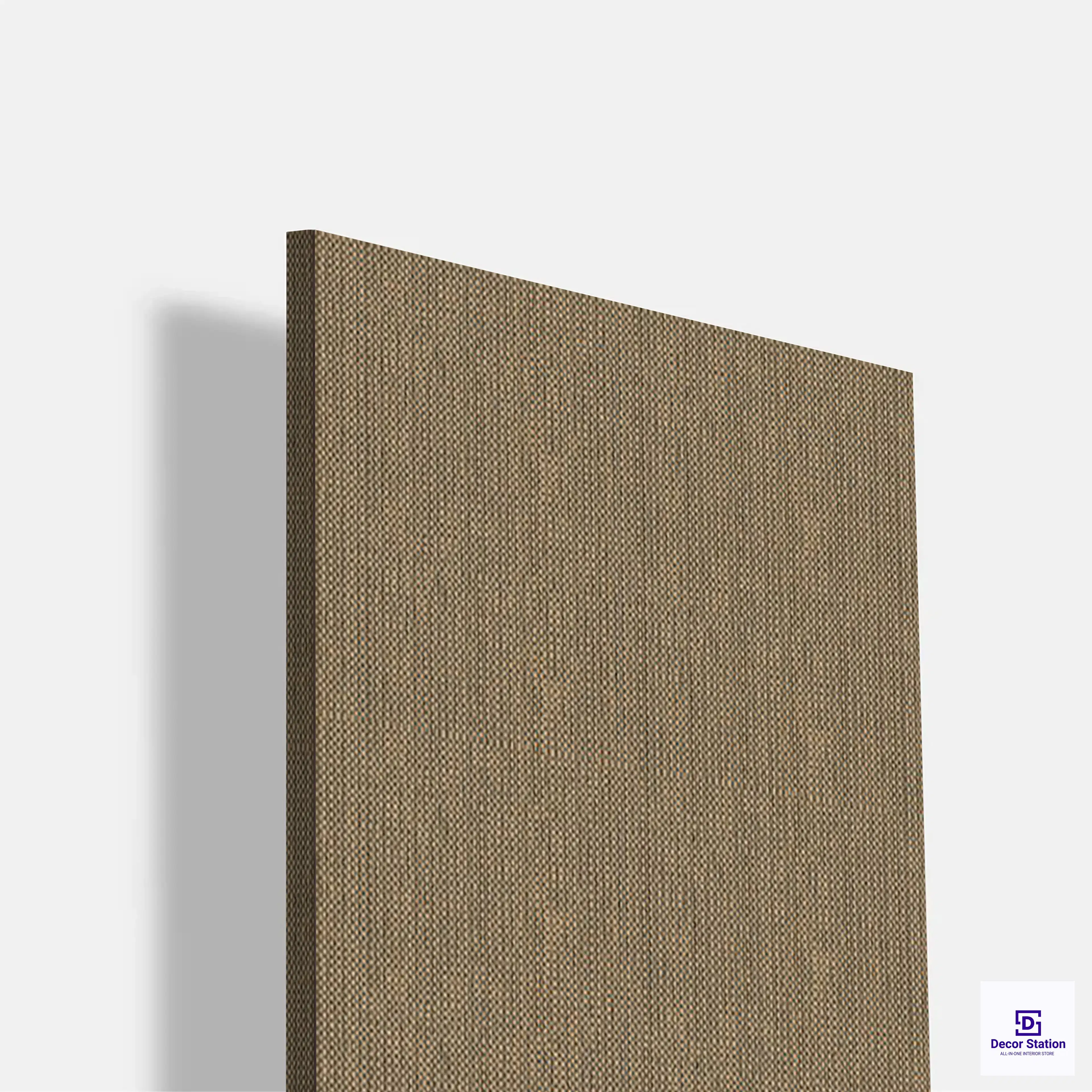 Matte CANE-416-$-2 Brown Solid Fabric Texture Laminate (8x4 Feet, 1mm) | LM-54282-A-0