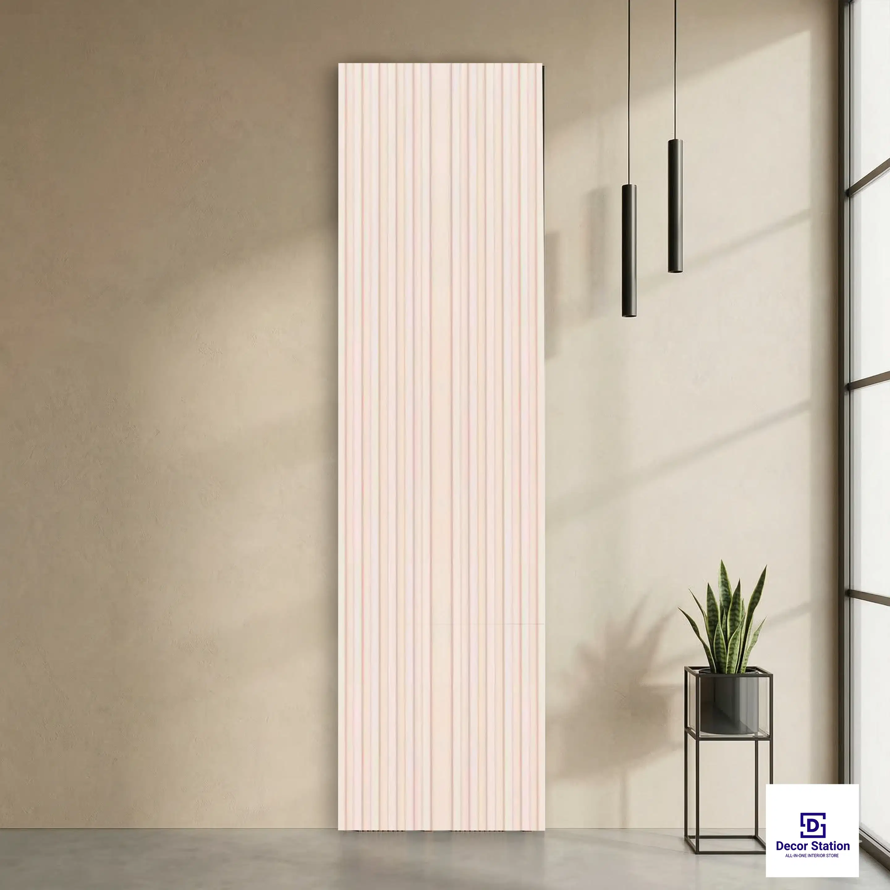 MN-8463 Pink Solid Color Matte 8x0.3 ft 11mm Wall Panel | PN-53149-B-0