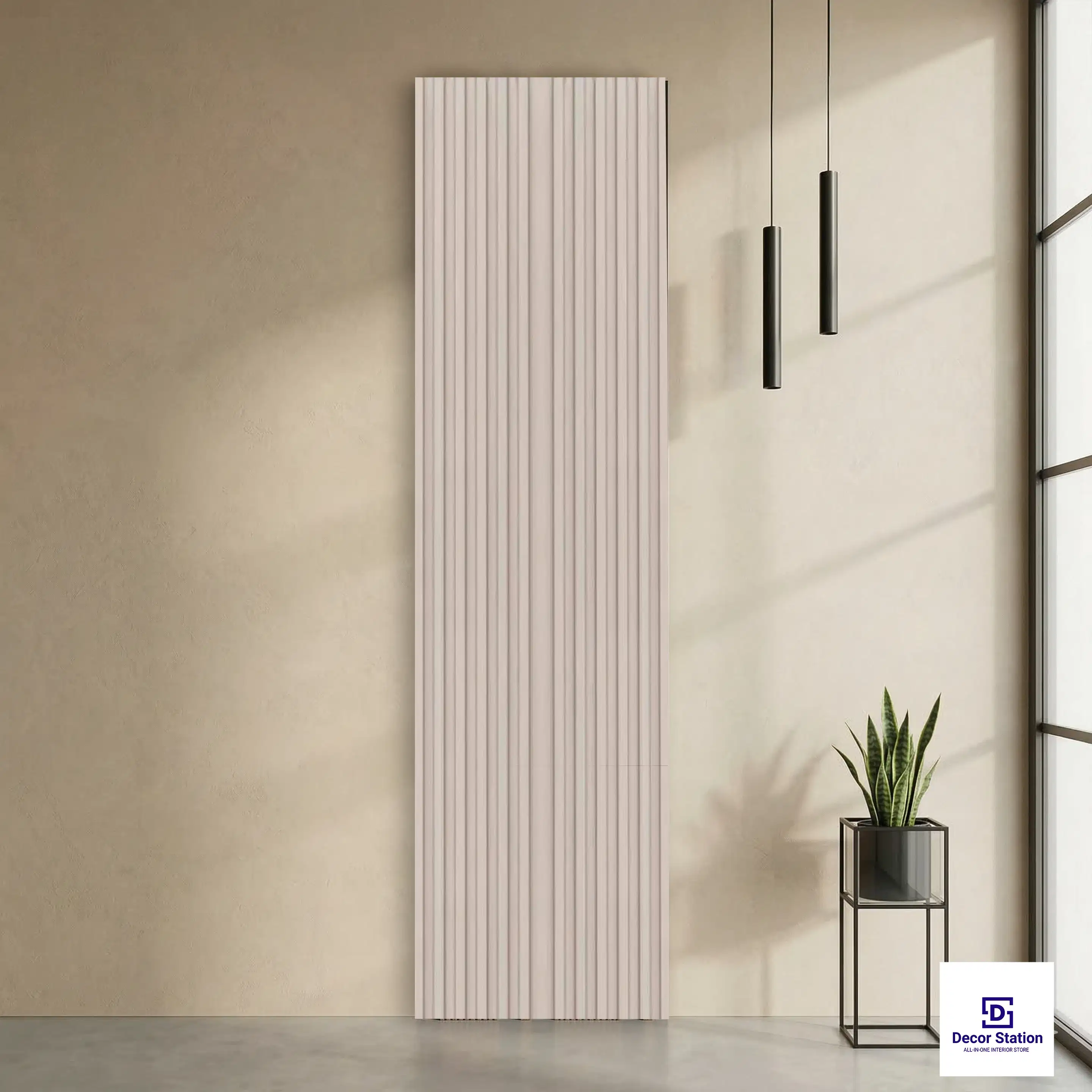 MN-8461 Wood Finish Beige Slim 8x0.33 ft 11mm Wall Panel | PN-53155-A-0