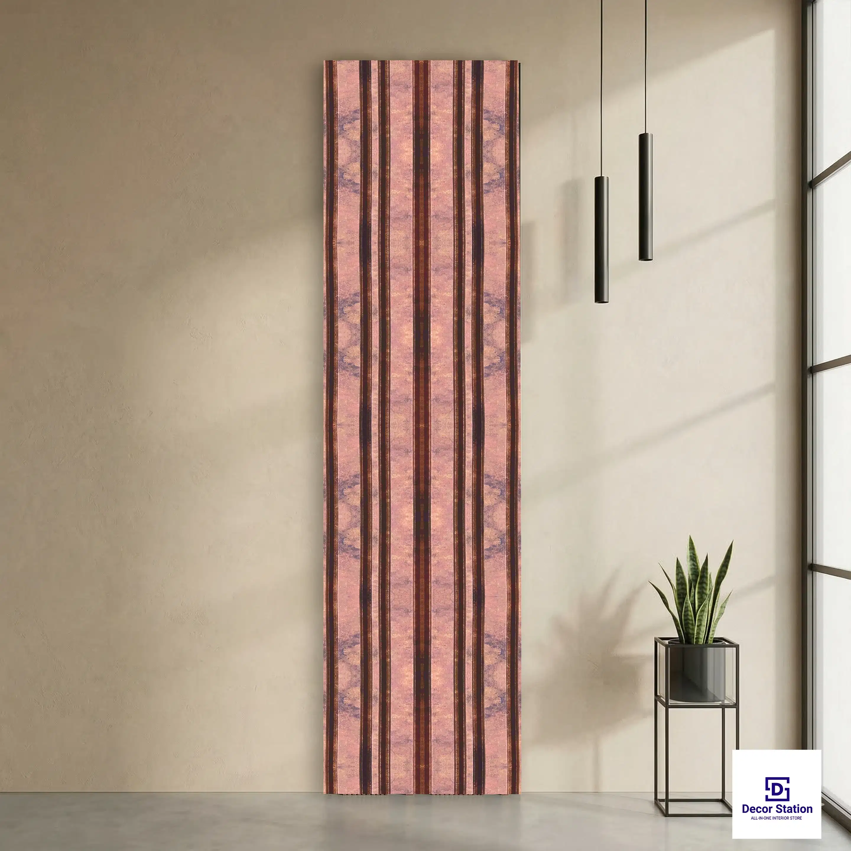MN-8516 Brown Fluted Matte 8x0.41 ft 11mm Wall Panel | PN-53167-A-0