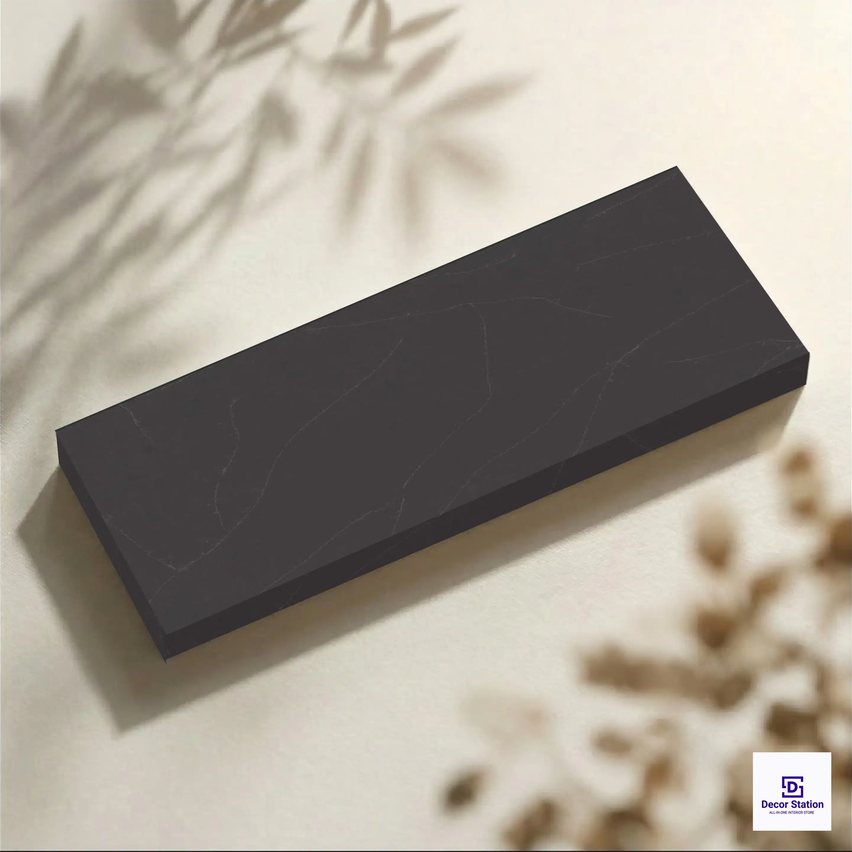 Cuarzo Classique Soapstone AD-3033-14 Black Quartz (3250x1620 mm, 20 mm) | QRS-53832-A-0