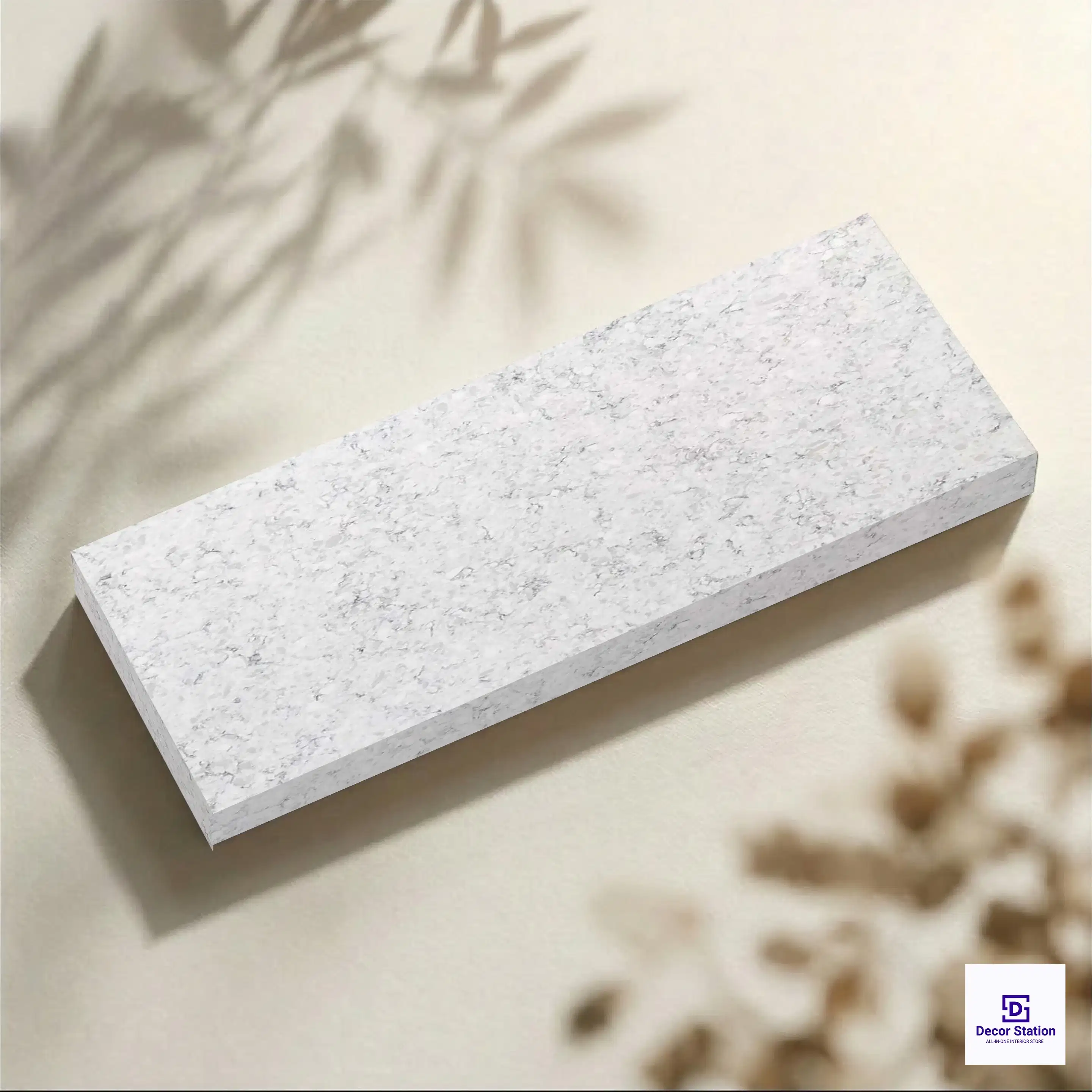 Cuarzo Castle White Quartz (3250x1620 mm, 20 mm) | QRS-53835-A-0