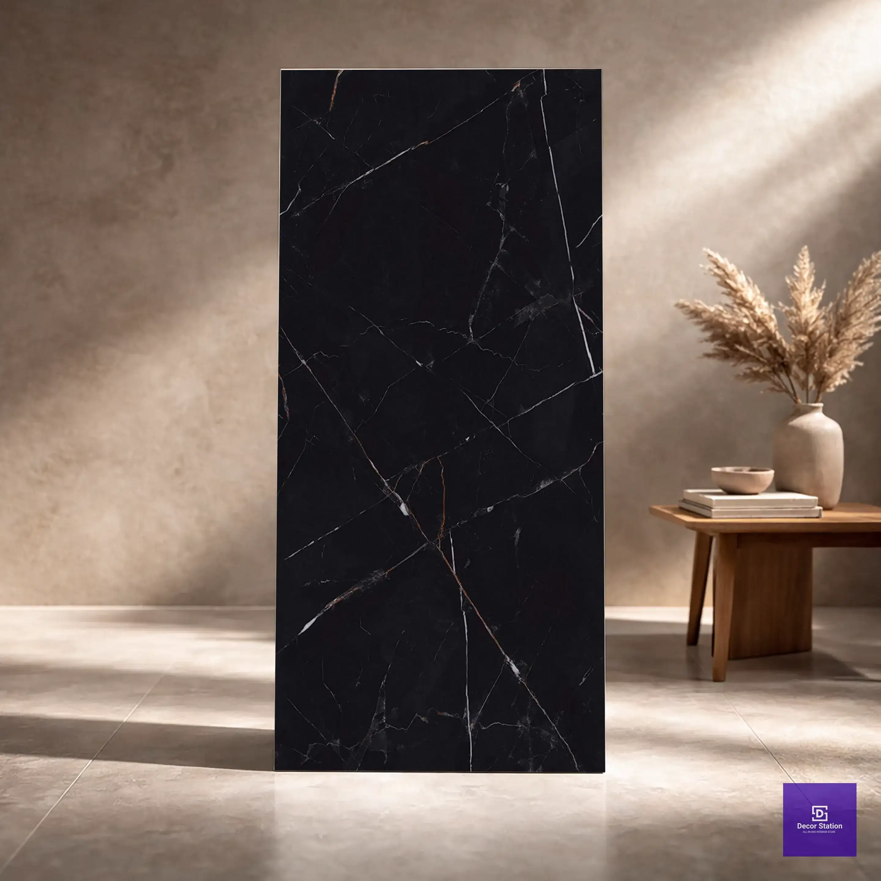Splendore Nero High Gloss 2x4 ft 9mm tile | TL-52812-A-0