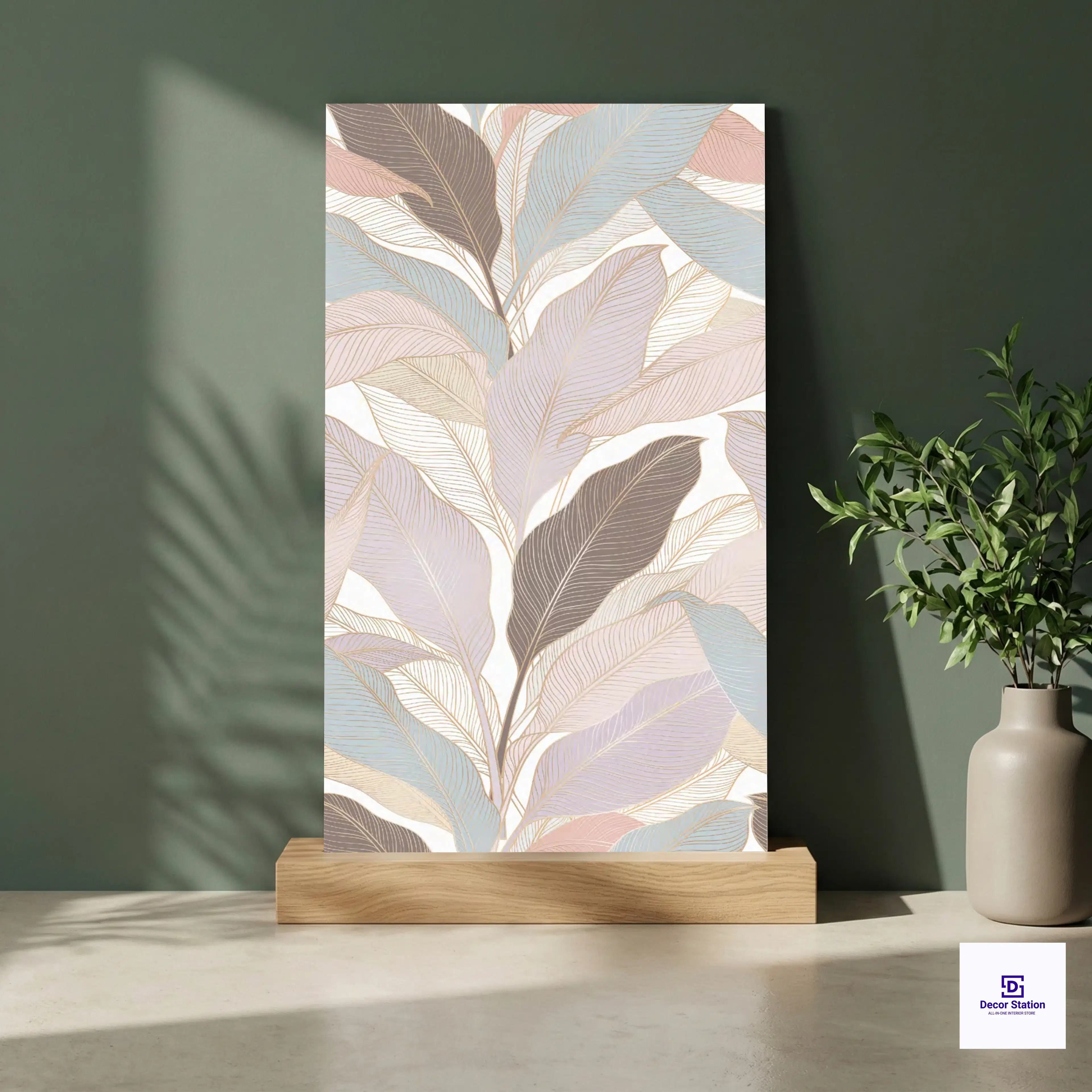 Ovate Pink Decor Floral Gloster 2x4 ft 8mm tile | TL-52907-A-0