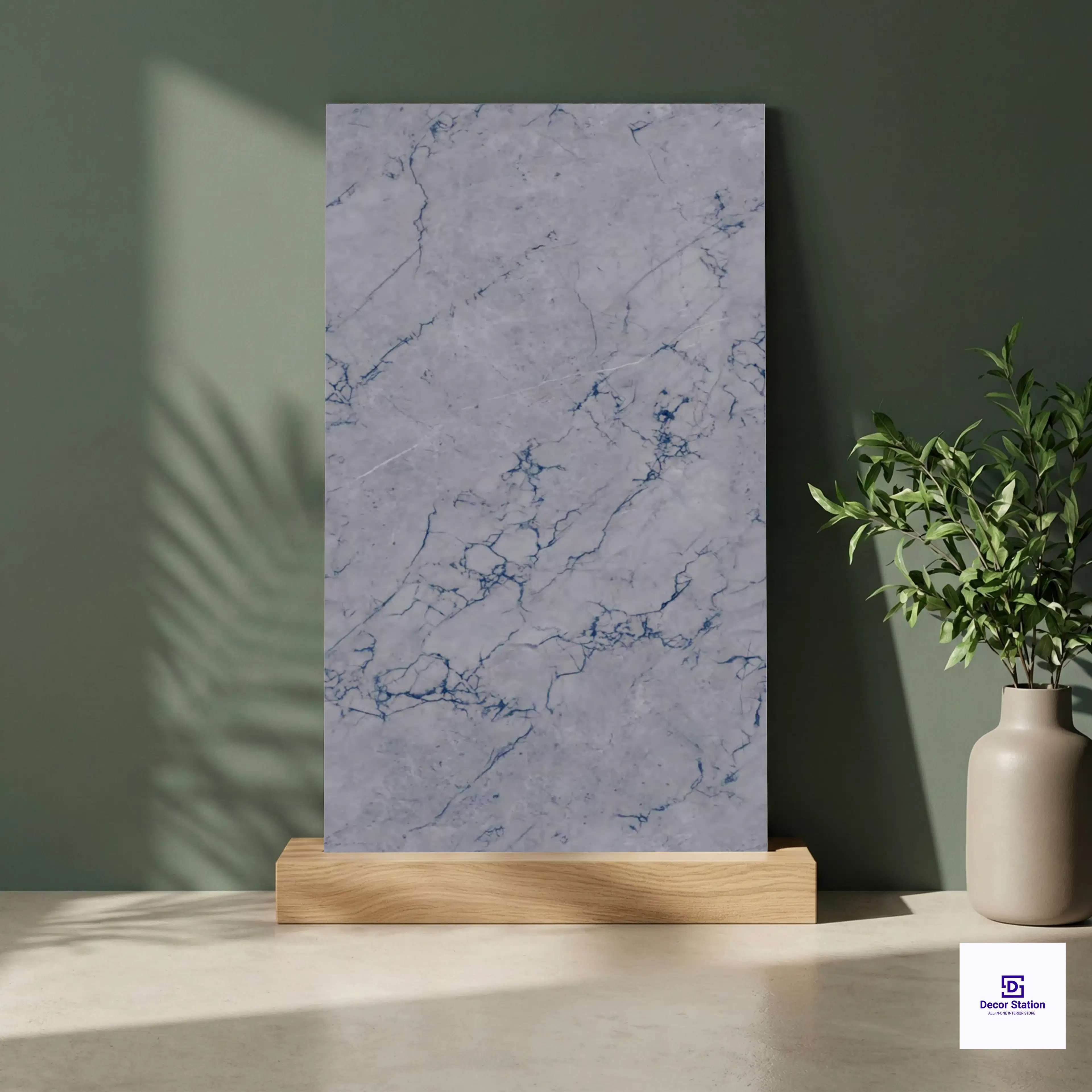 Rain Grey Marble Look Gloster 2x4 ft 8mm tile | TL-52908-A-0