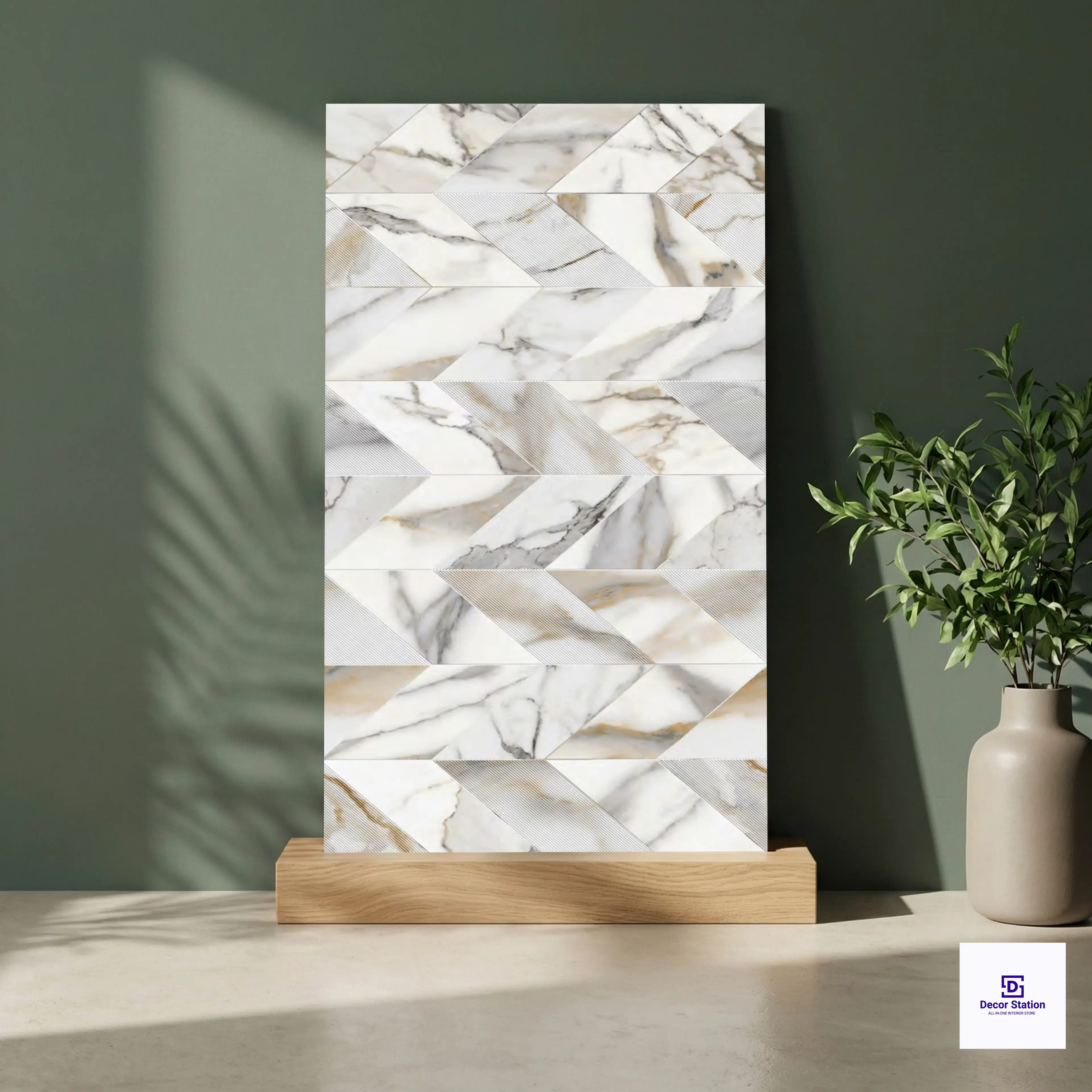 Spydera Decor Marble Look Lucent 2x4 ft 8mm tile | TL-52918-A-0