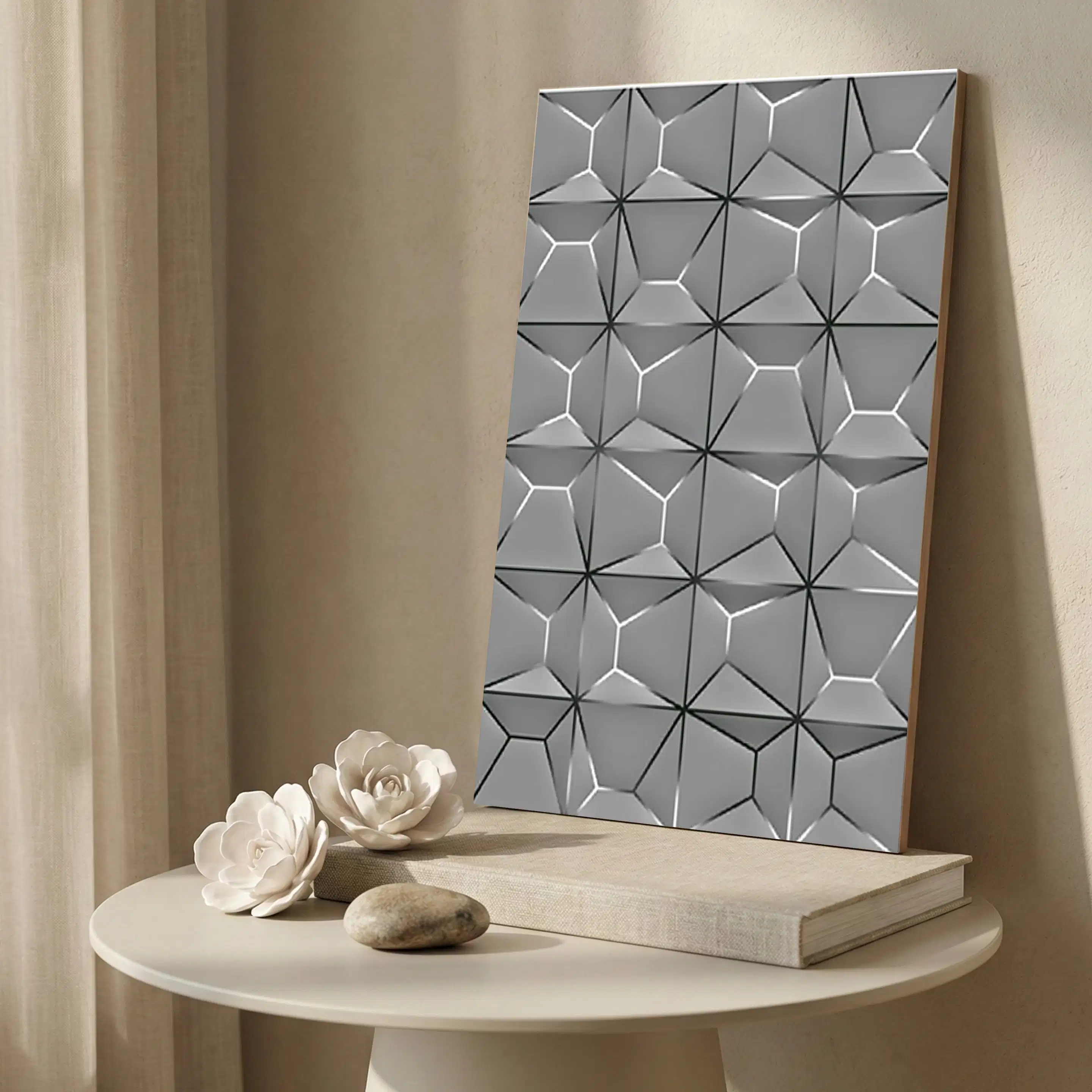 9343-D Geometric High Gloss 1x1.5 ft 8mm Tile | TL-52961-A-0