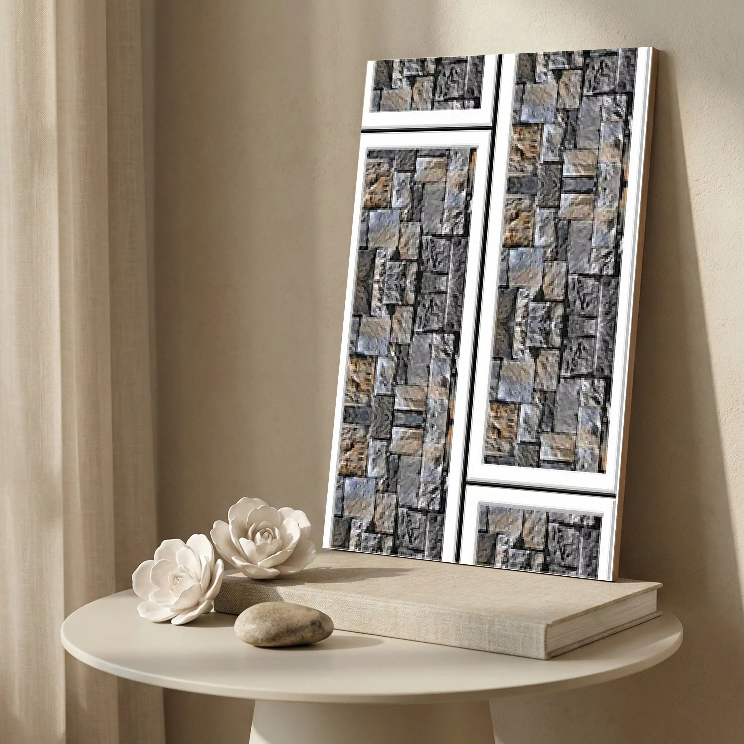 4045 Stacked Stone Look High Gloss 1x1.5 ft 8mm Tile | TL-52974-A-0