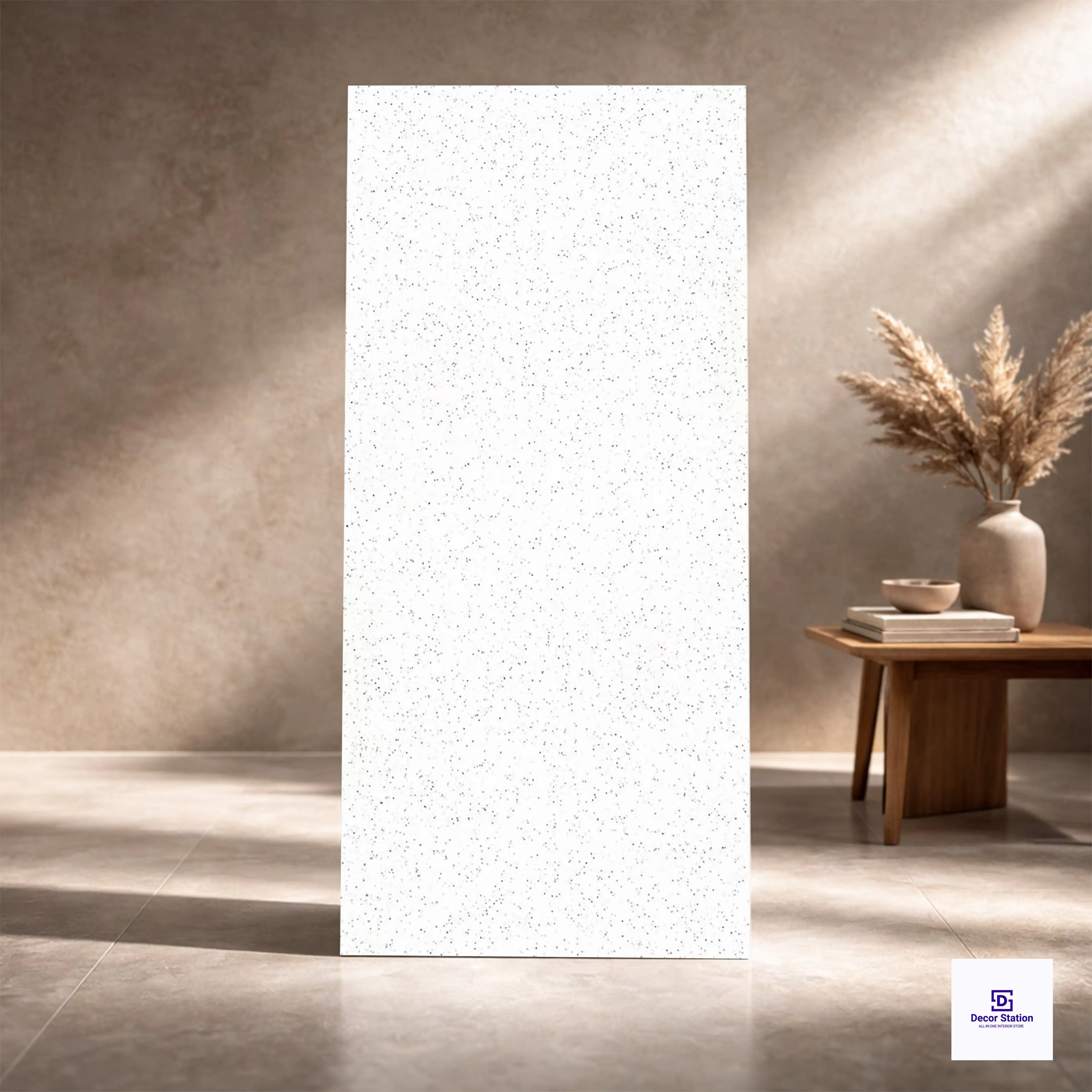 Crest Bianco Plain Matt Full Body Vitrified 2x4 ft 9mm Tile | TL-53283-B-0