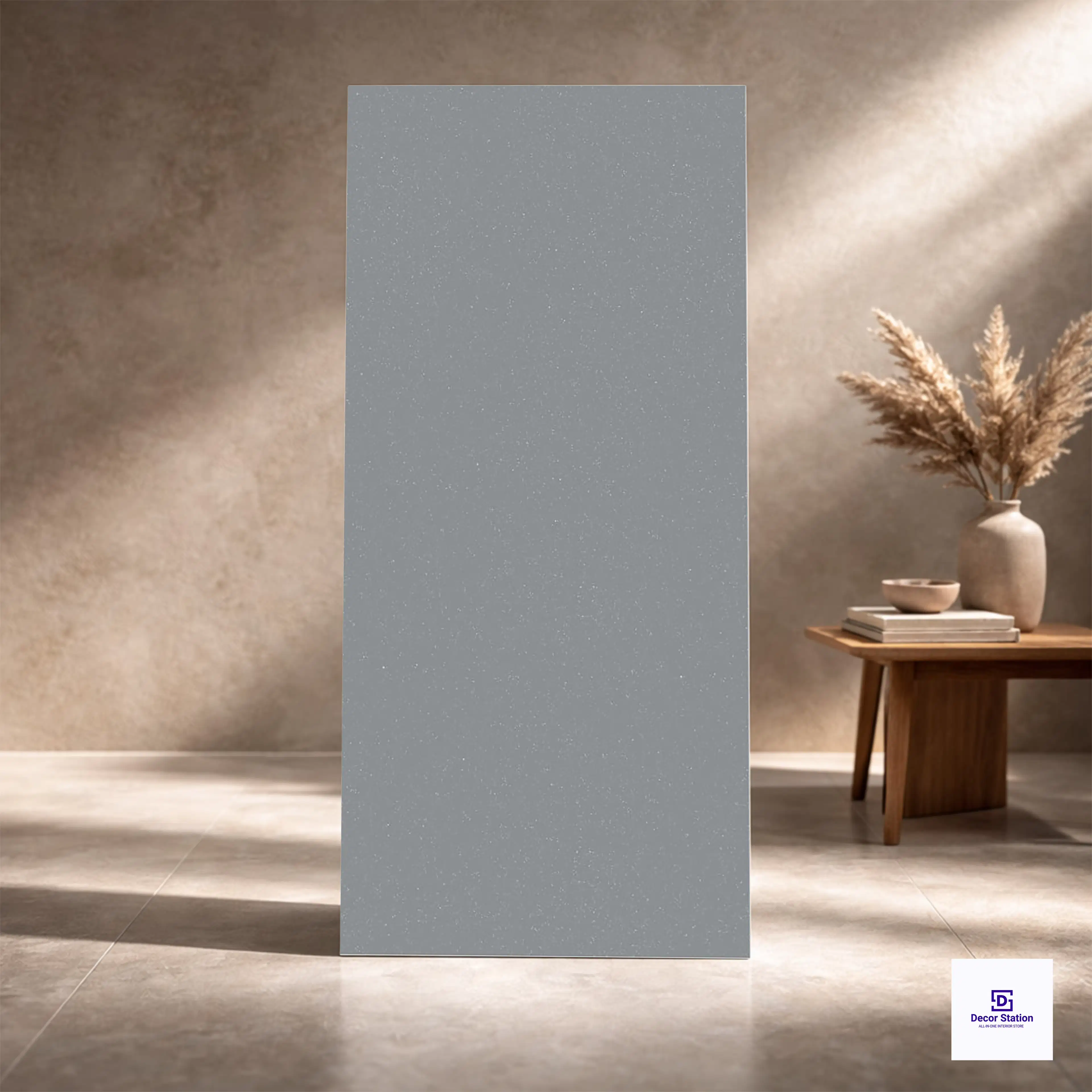 Crest Gris Plain Matt Full Body Vitrified 2x4 ft 9mm Tile | TL-53283-F-0