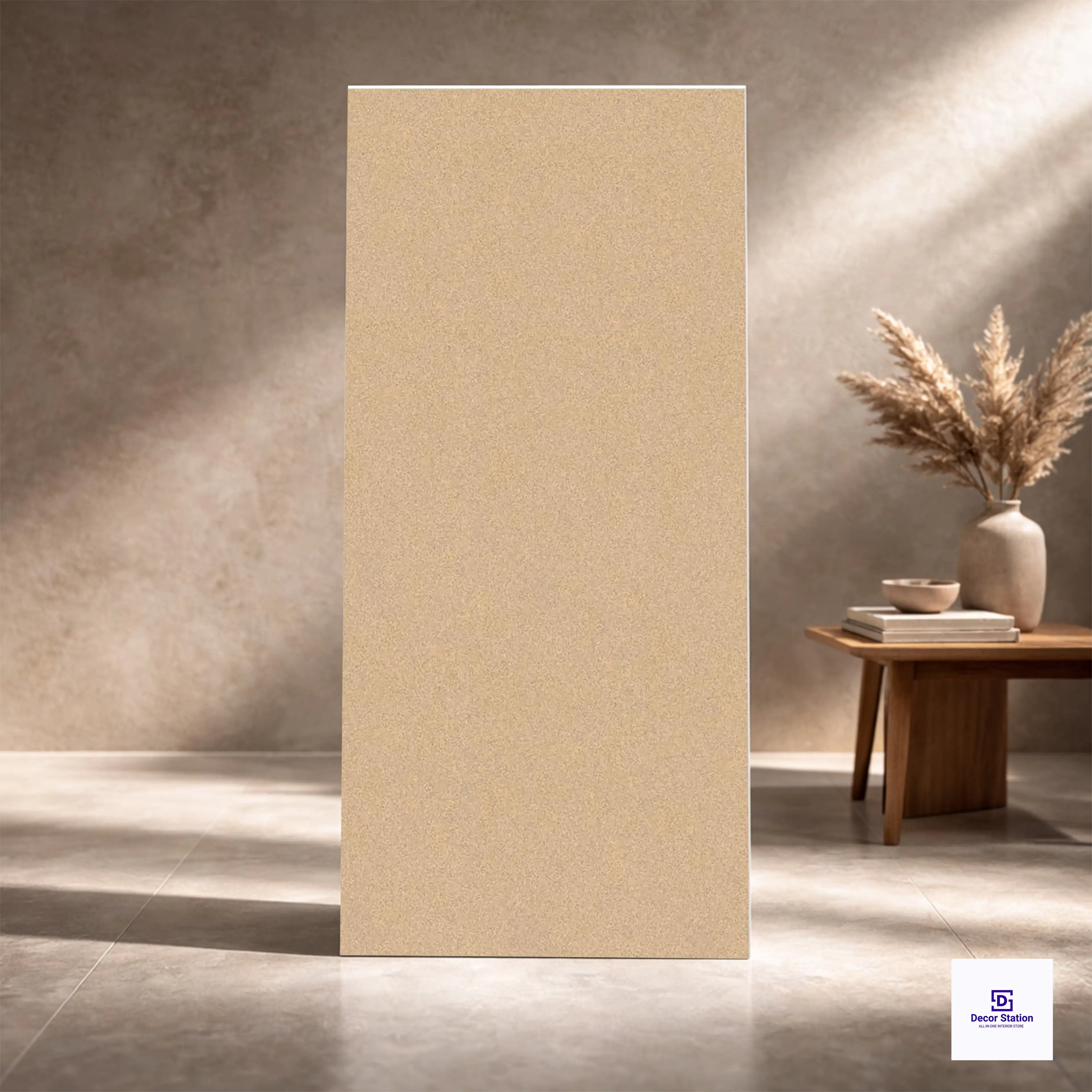 Crest Mink Plain Matt Full Body Vitrified 2x4 ft 9mm Tile | TL-53283-G-0