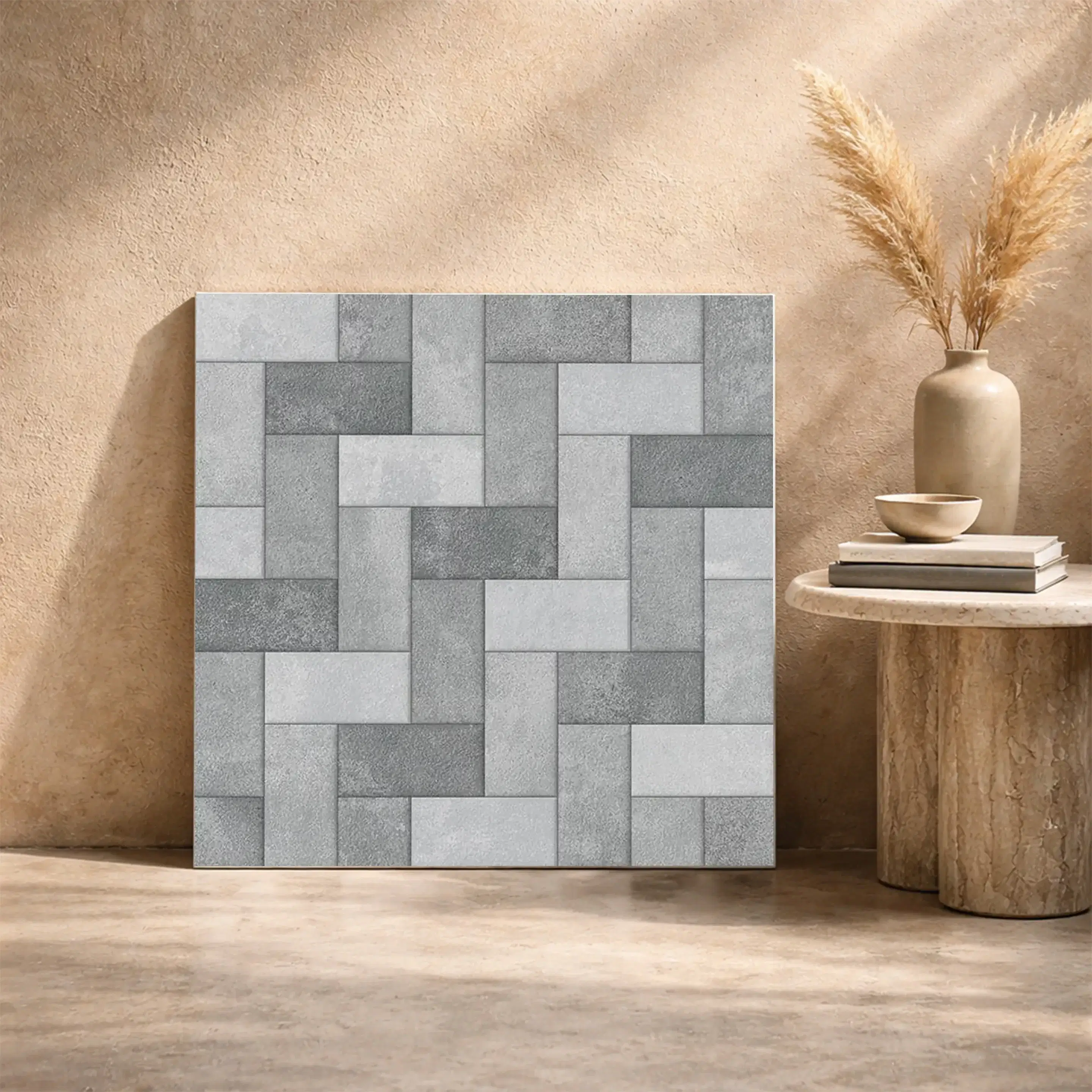 PAVER BRICK 06 Brick Pattern Outdoor 1.6x1.6 ft 11mm Parking Tile | TL-53522-B-0