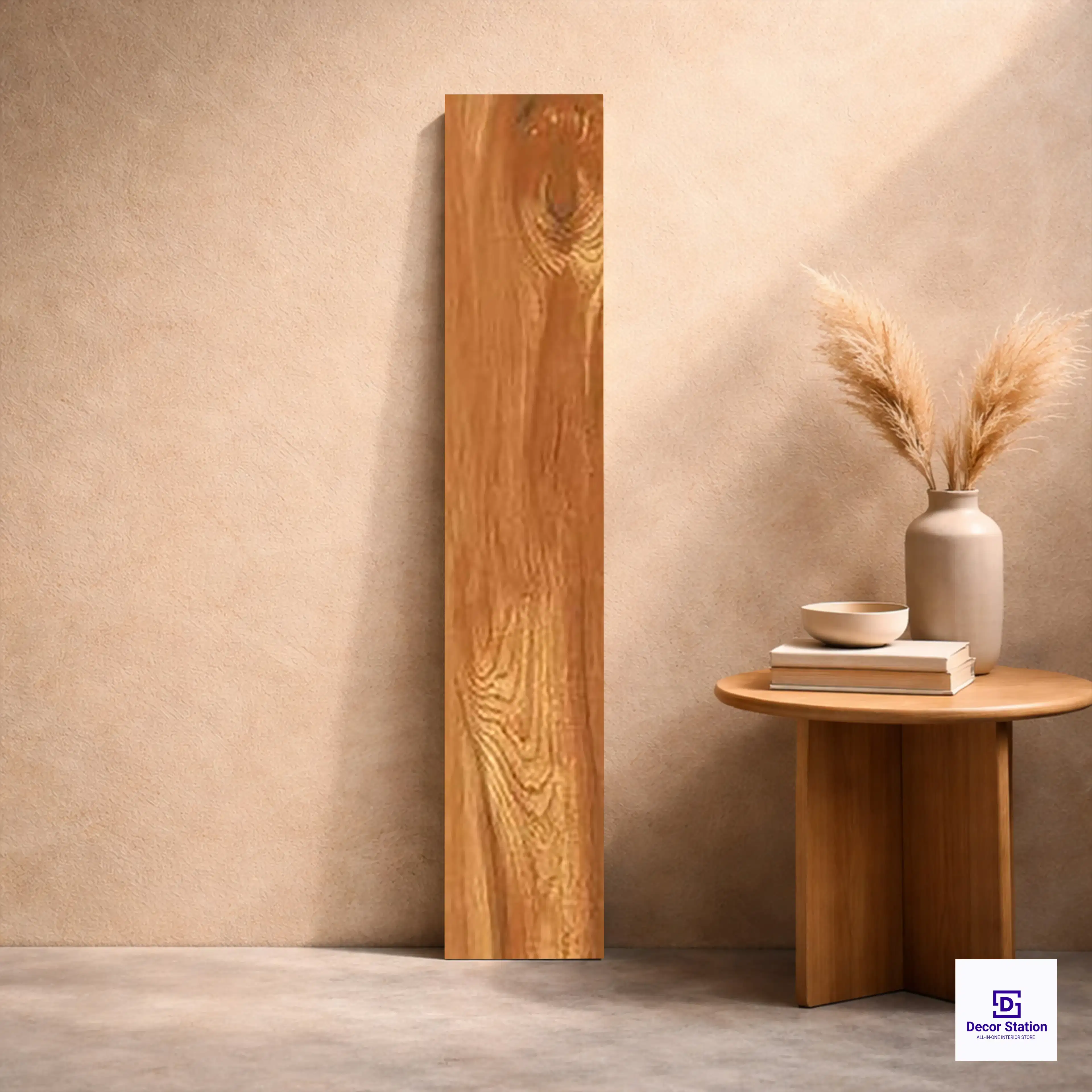 8040 Brown Wood Look Matt Ceramic Floor 200x1000 mm 8.5mm Plank Tile | TL-53854-A-0