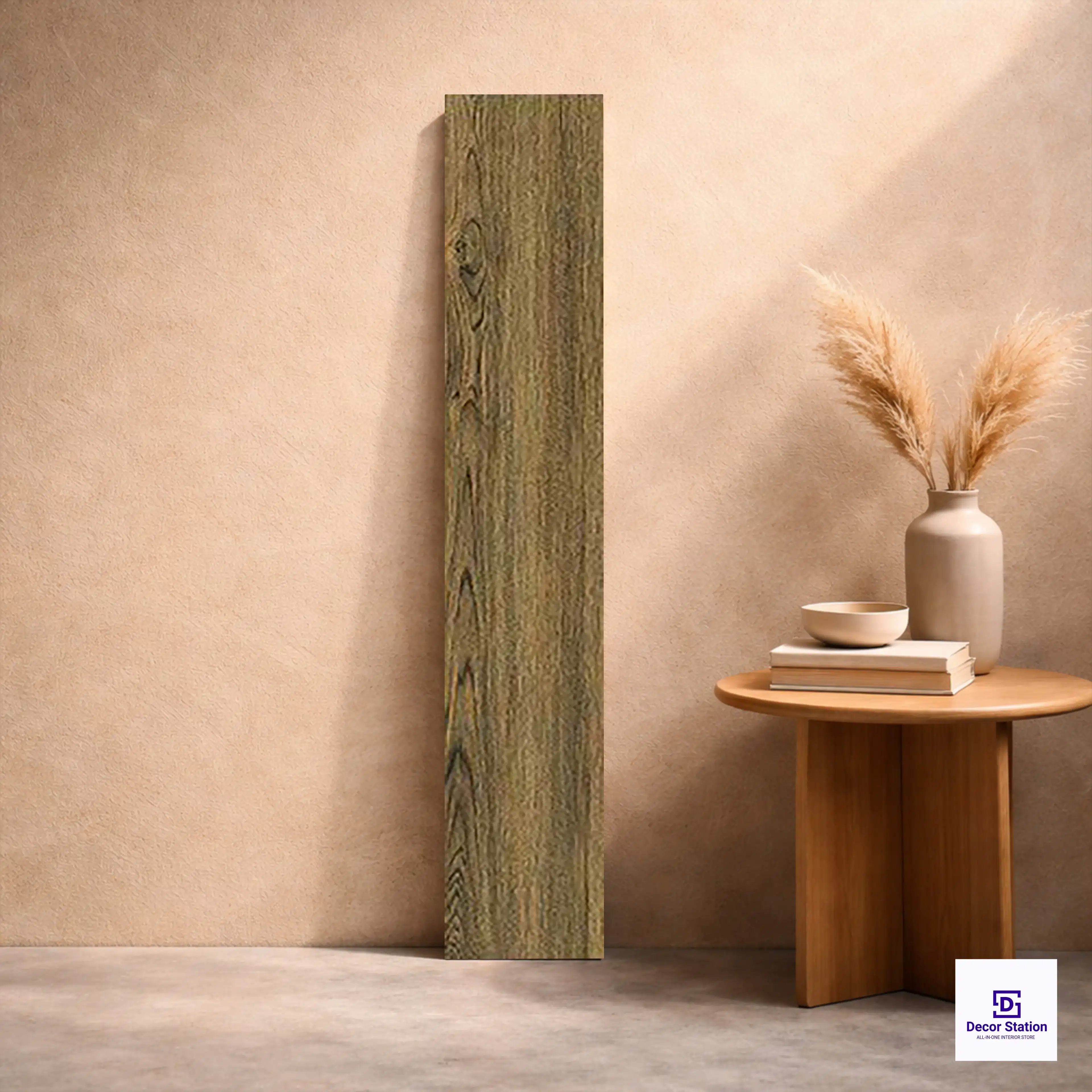 18421 Dark Brown Wood Look Matt Ceramic Floor 200x1200 mm 8.5mm Plank Tile | TL-53855-A-0