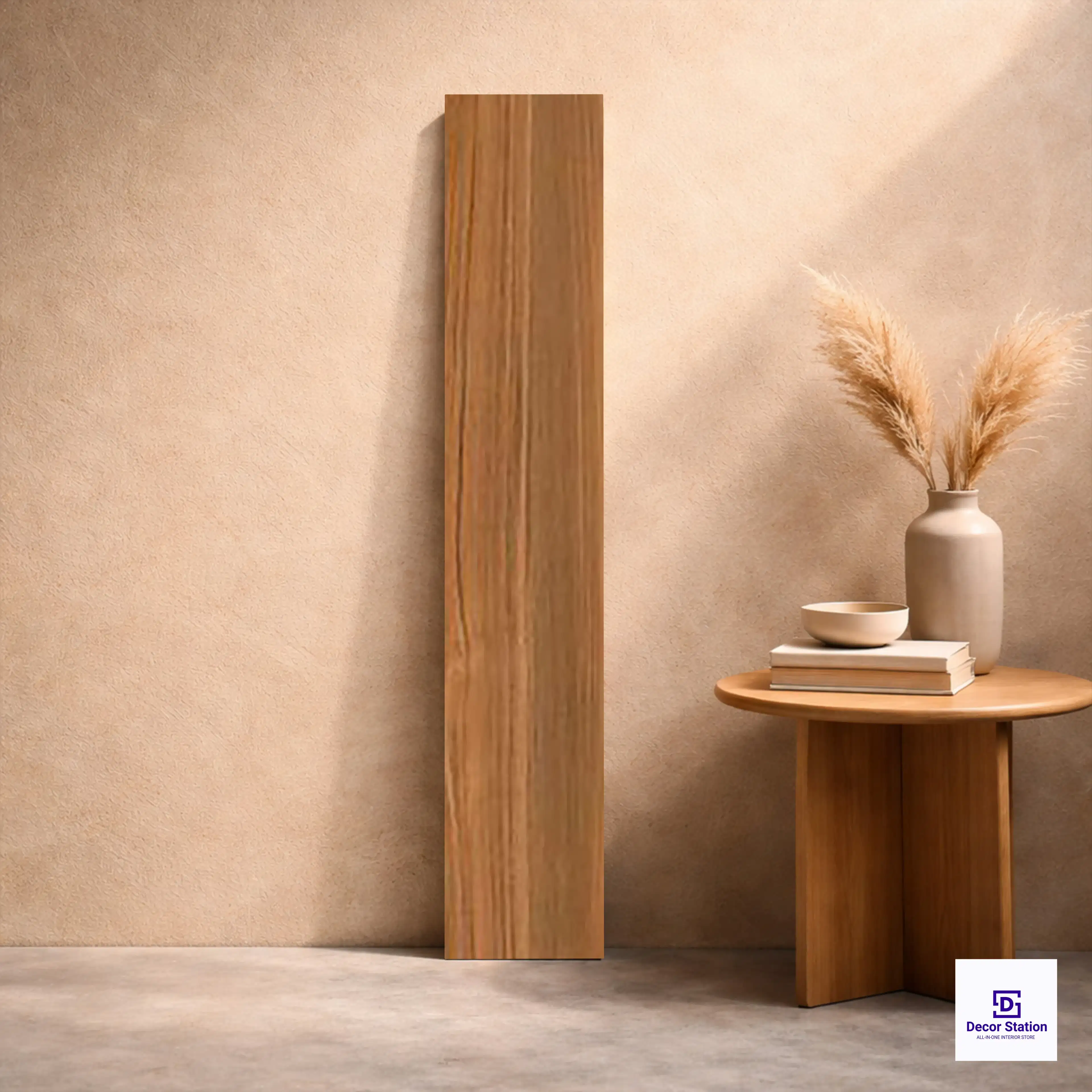 8063 Light Brown Wood Look Matt Ceramic Floor 200x1000 mm 8.5mm Plank Tile | TL-53854-C-0