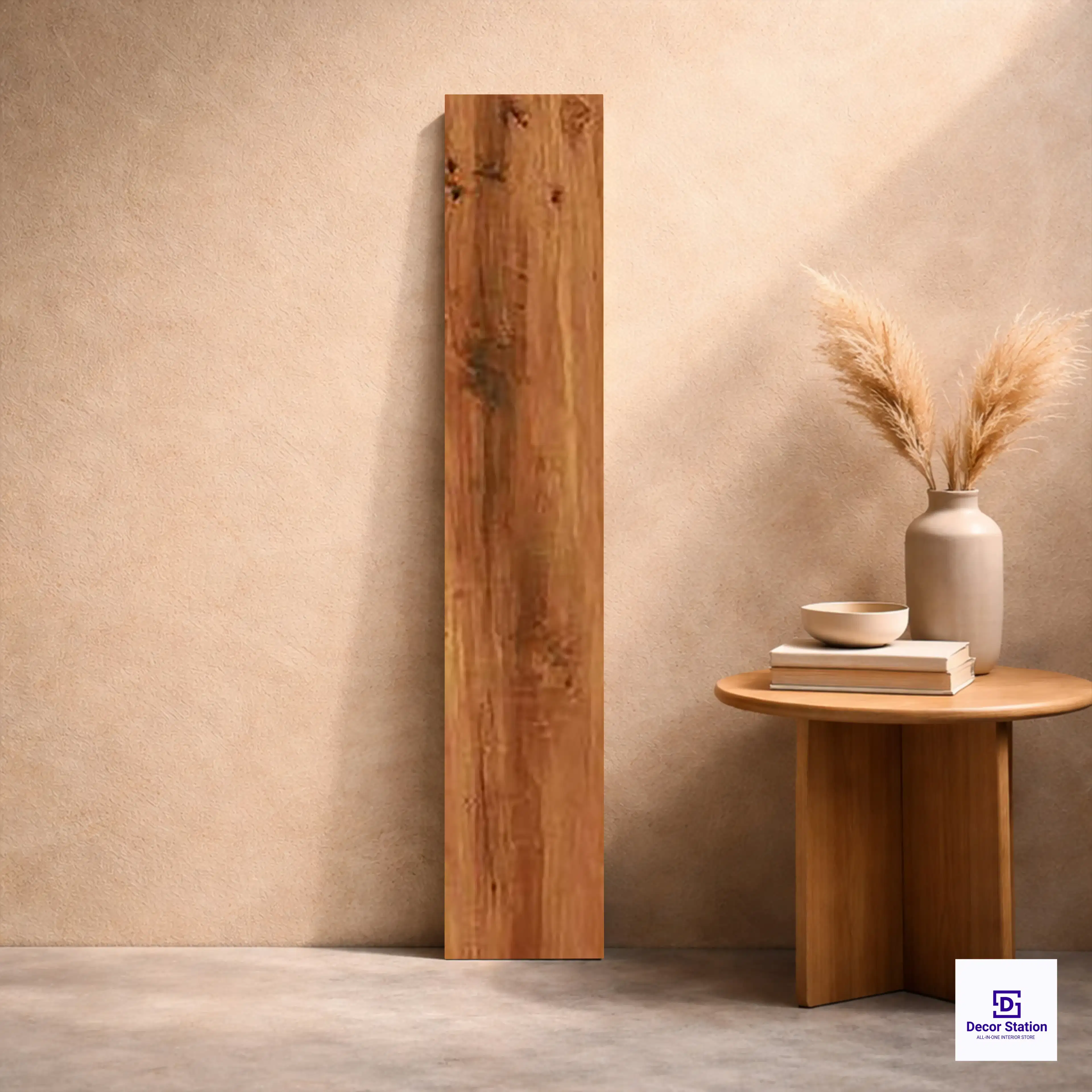 8007 Rustic Brown Wood Look Matt Ceramic Floor 200x1000 mm 8.5mm Plank Tile | TL-53866-A-0