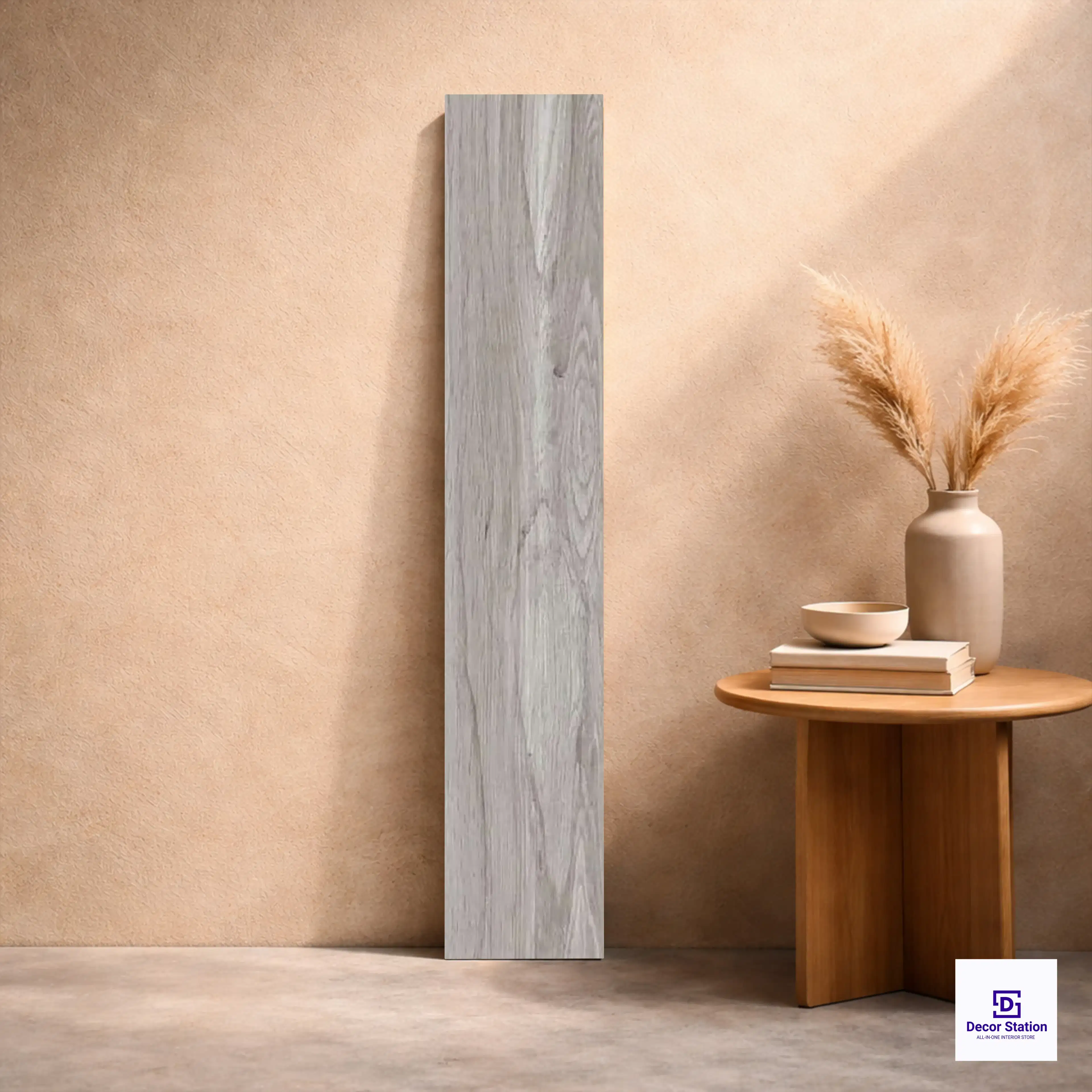 1622 Grey Wood Look Matt Ceramic Floor 150x900 mm 8.5mm Plank Tile | TL-53873-A-0