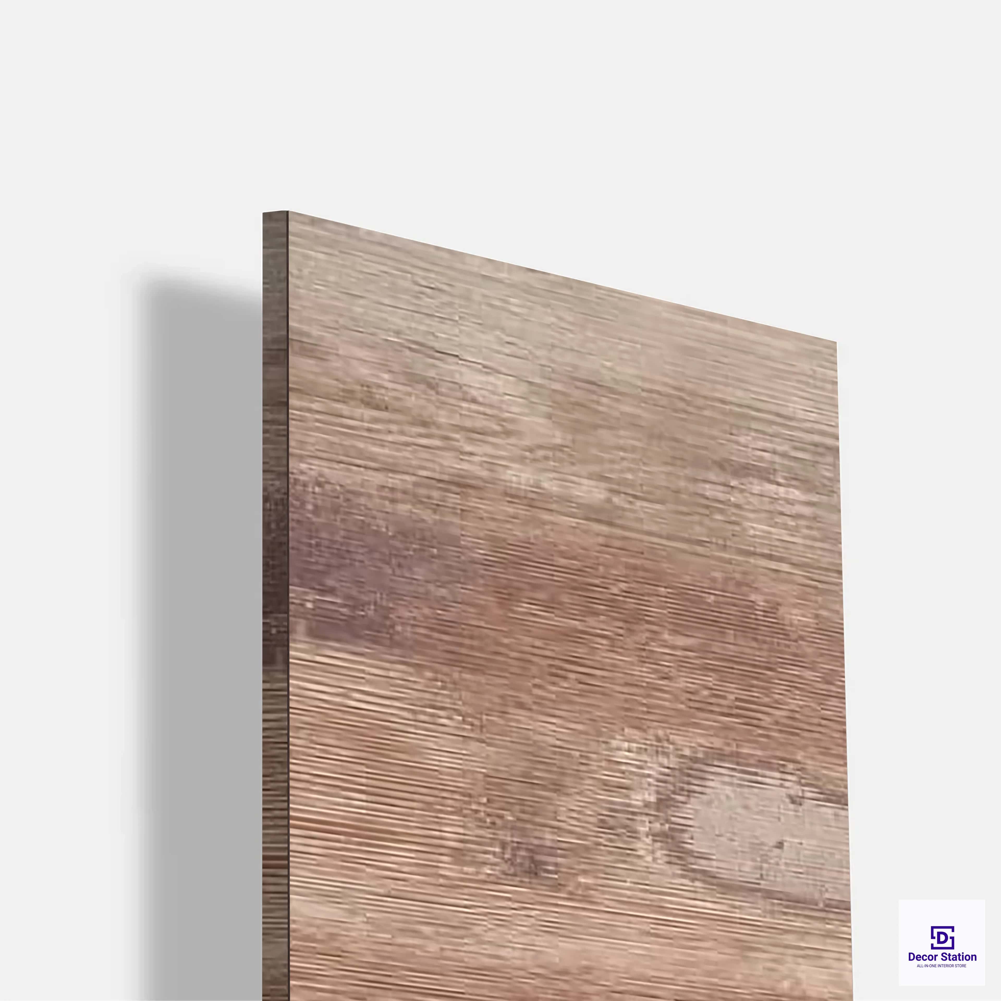 Texture 670395 Rustic Brown Woodgrain Laminate (8x4 Feet, 1mm) | LM-54232-A