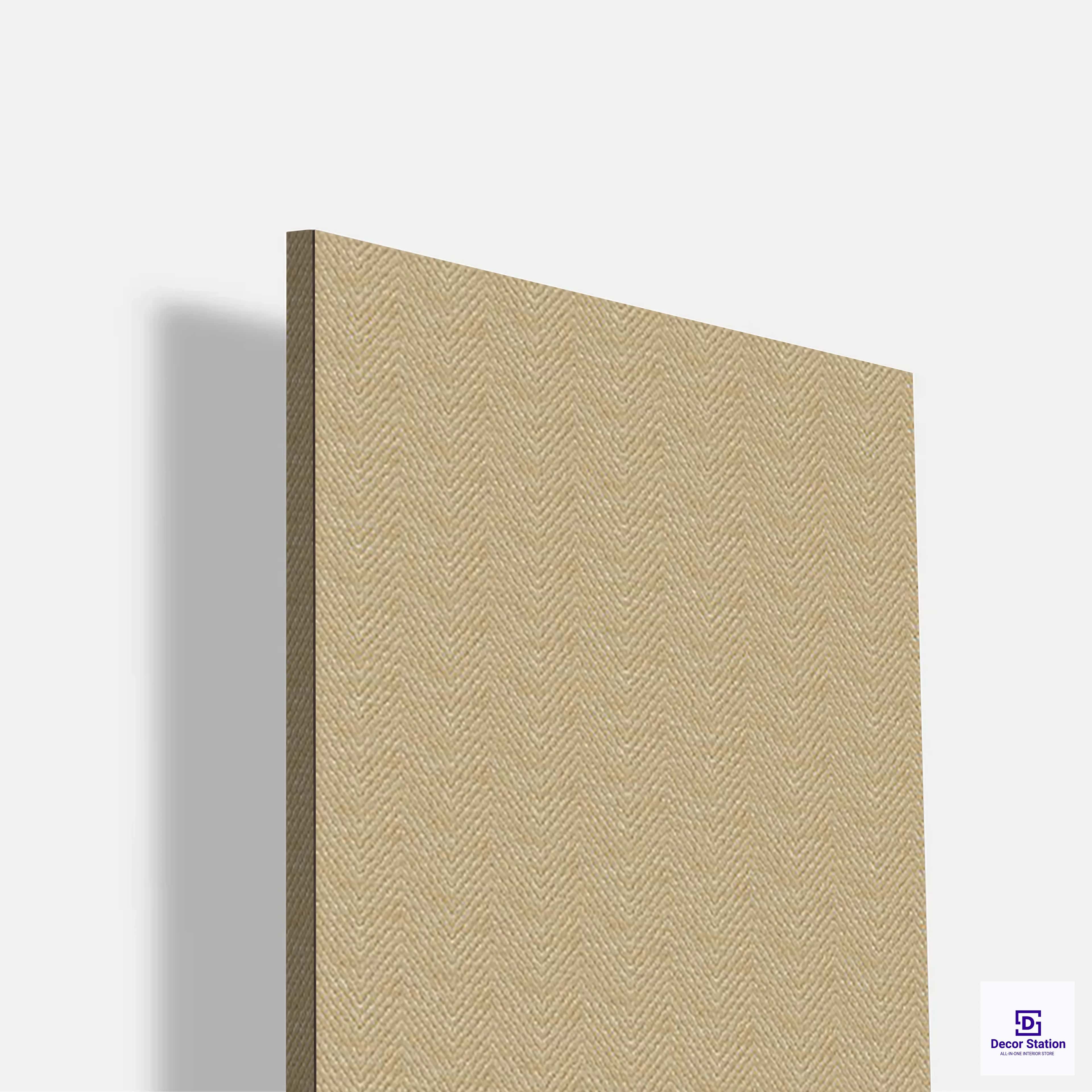 Texture CANE-334-$-2 Beige Herringbone Cane Laminate (8x4 Feet, 1mm) | LM-54277-A-0