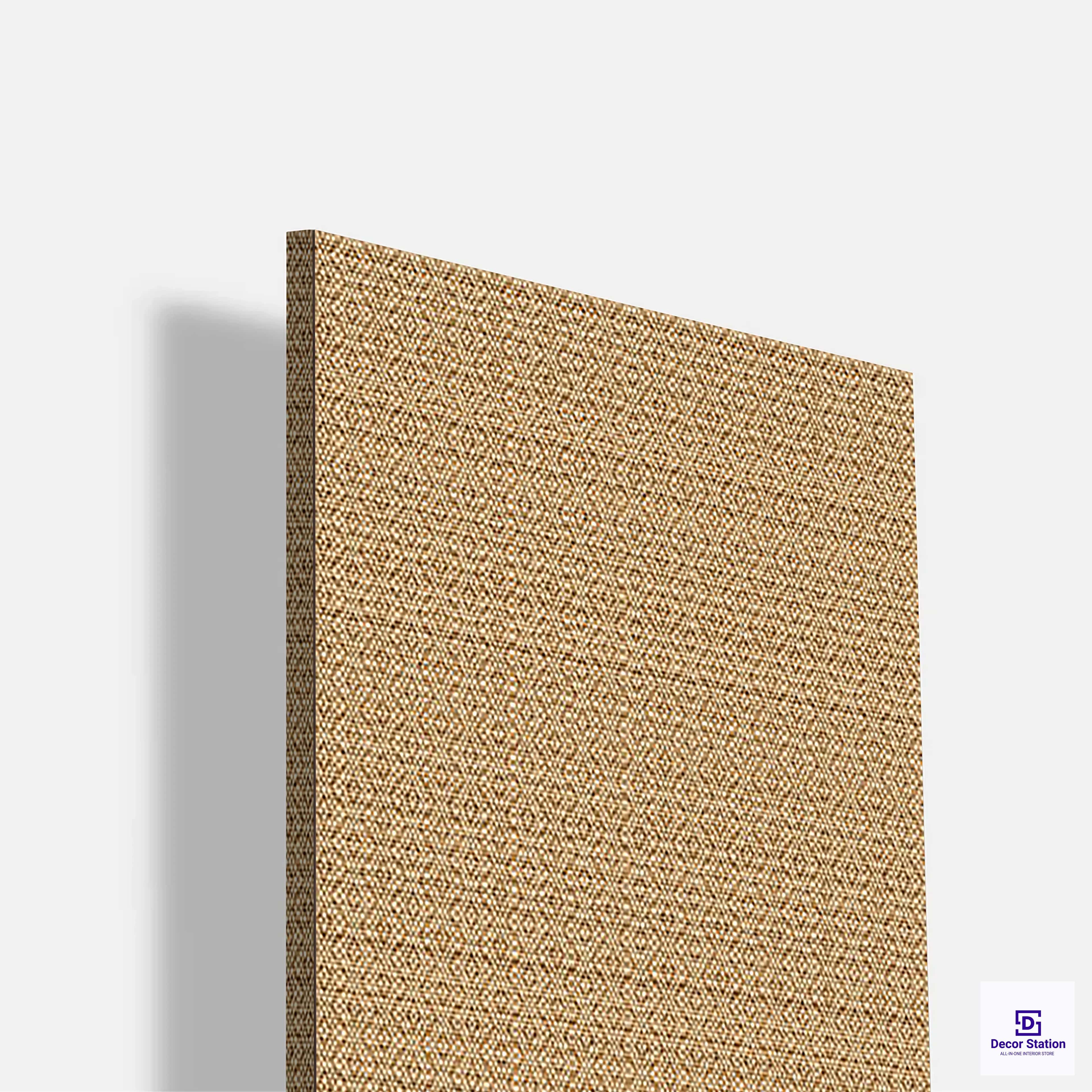 Texture CANE-308-$-2 Golden Beige Geometric Cane Pattern Laminate (8x4 Feet, 1mm) | LM-54288-B-0