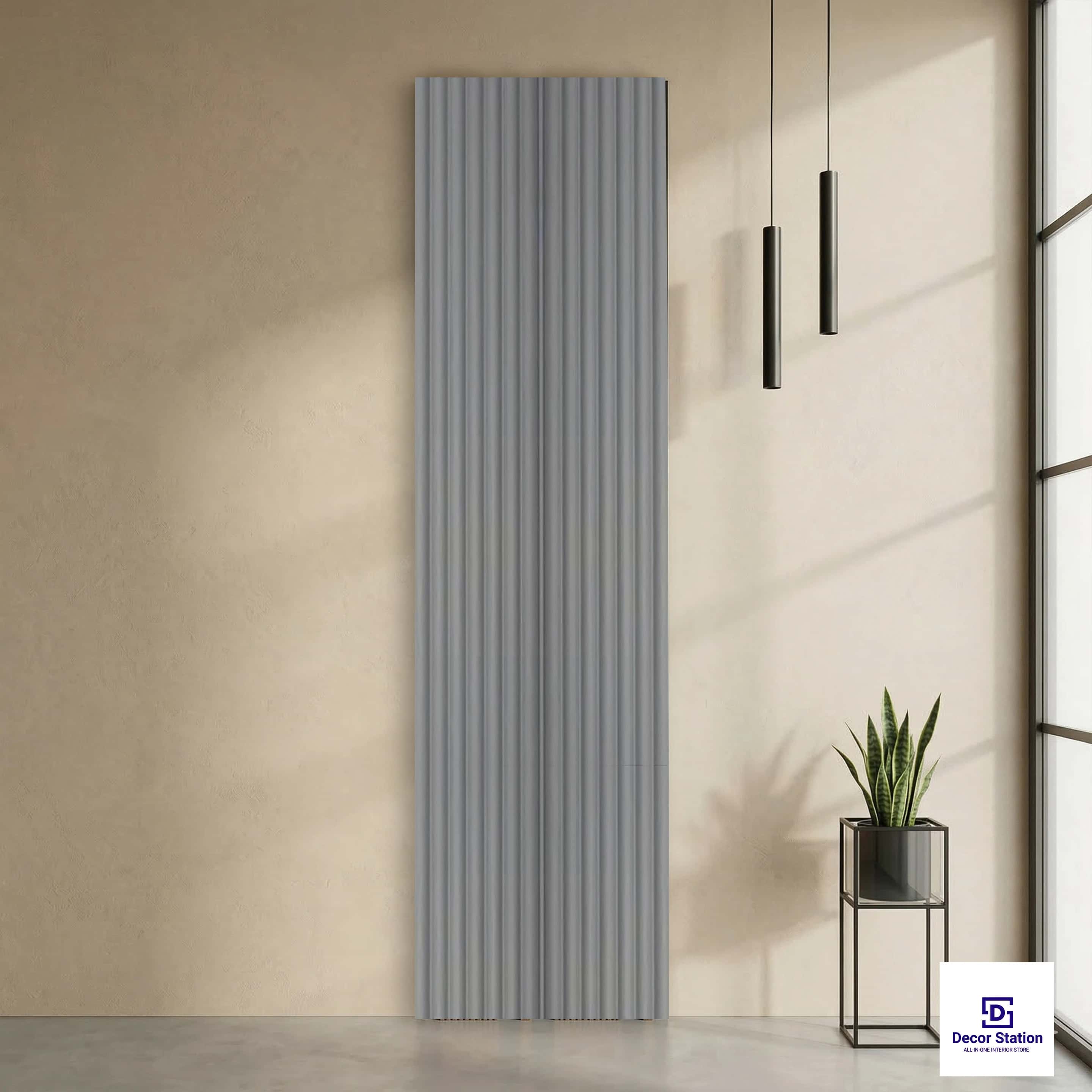 MN-8472 Blue Solid Color Matte 8x0.3 ft 11mm Wall Panel | PN-53151-D-0