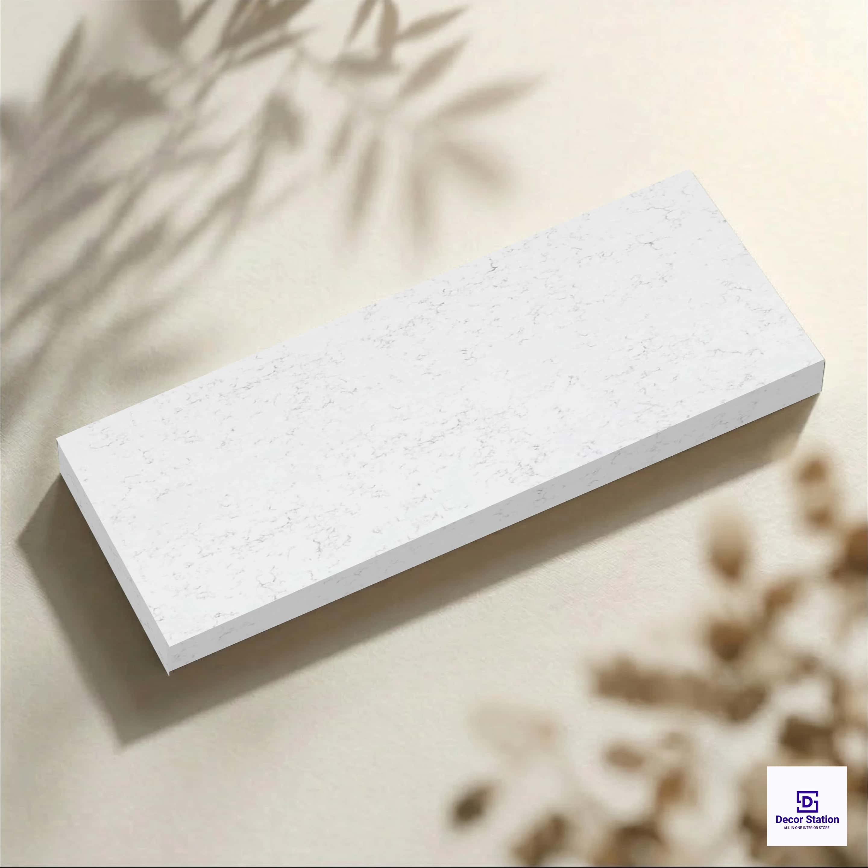 Cuarzo Fluttering White MV-321 Quartz (3250x1620 mm, 20 mm) | QRS-53840-B-0