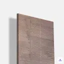 Brown linear textured porcelain tile slab modern stone look decorative wall and floor tile