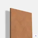 Matte Aldan Herringbone laminate featuring a warm natural wood tone with a classic chevron herringbone grain pattern and smooth matte finish, ideal for wardrobes, cabinets, wall panels, feature walls, and elegant contemporary interior furniture designs.