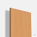 Matte Volga Walnut laminate featuring warm golden walnut tones with fine natural wood grain texture and subtle linear patterns, finished with a smooth matte surface, ideal for wardrobes, cabinets, wall panels, and modern interior furniture designs.