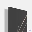 Black marble look laminate panel with white natural veins modern luxury interior wall and furniture surface design