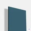 Matte dark teal decorative laminate wall panel for contemporary interior wall design
