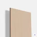 Matte Crema Dinova laminate featuring a soft light beige wood grain texture with subtle natural patterns and a smooth matte finish, ideal for wardrobes, cabinets, wall panels, and elegant modern interior furniture designs