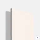 High gloss Vertical Bar laminate featuring a soft ivory surface with delicate vertical linear patterns and a smooth reflective finish.