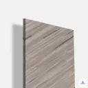 Grey natural wood plank laminate panel with linear grain modern interior wall cladding and furniture surface design