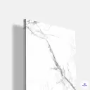 White marble look laminate panel with grey natural veins luxury modern interior wall and countertop surface design