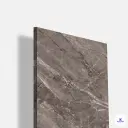 Brown marble look laminate panel with natural stone veins luxury interior wall cladding and countertop surface design