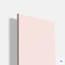 Elegant light blush pink laminate wall panel for contemporary interior décor and furniture surfaces