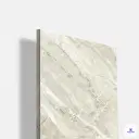 Beige marble look laminate panel with natural stone veins luxury wall cladding and countertop surface design
