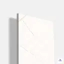 High gloss Spider Marble laminate featuring a clean white marble surface with delicate grey spider web veins and subtle gold accents, finished with a smooth reflective gloss, ideal for wardrobes, cabinets, wall panels, feature walls, and luxurious modern interior furniture designs.