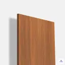 Warm walnut wood laminate panel rich natural wood grain modern cabinet and interior wall panel surface