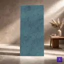 Zesty Aqua Blue Stone Texture High Gloss 9mm tile featuring a vibrant deep teal stone surface with natural tonal variations and a polished, reflective high-gloss finish.