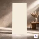 Light beige speckled porcelain floor tile slab modern interior large format neutral stone look tile