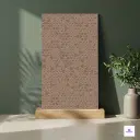 Elegant beige geometric textured wall panel tile for modern residential and commercial interiors