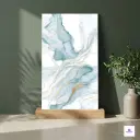 Grey Gorgeous aqua grey Glossy 2x4 ft 8.5mm Tile | TL-53490-A | mockup image