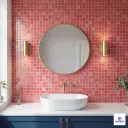 RSM-100 Red Grid-Style Mosaic Matt 1x1 ft 5mm pool tile | TL-53902-I | application image