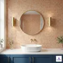 RSM-110 Beige Grid-Style Mosaic Matt 1x1 ft 5mm pool tile | TL-53902-J | application image