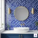 PMT-73-400 Light Blue Grid-Style Porcelain Mosaic 0.9x09 ft 6mm tile | TL-53960-A | application image