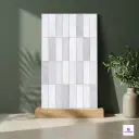 Subway White Decor Patterned Matt Porcelain 2x4 ft 8.5mm tile | TL-54042-C | mockup image